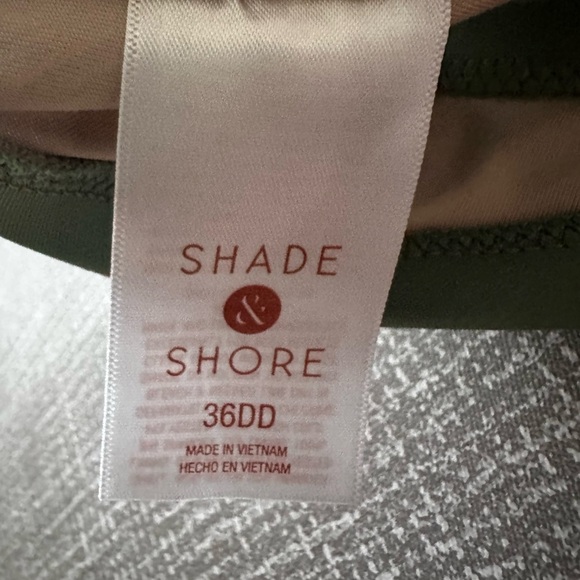 Shade & Shore Bikini Swim Top Sea Foam Green Size 36DD - Picture 10 of 13